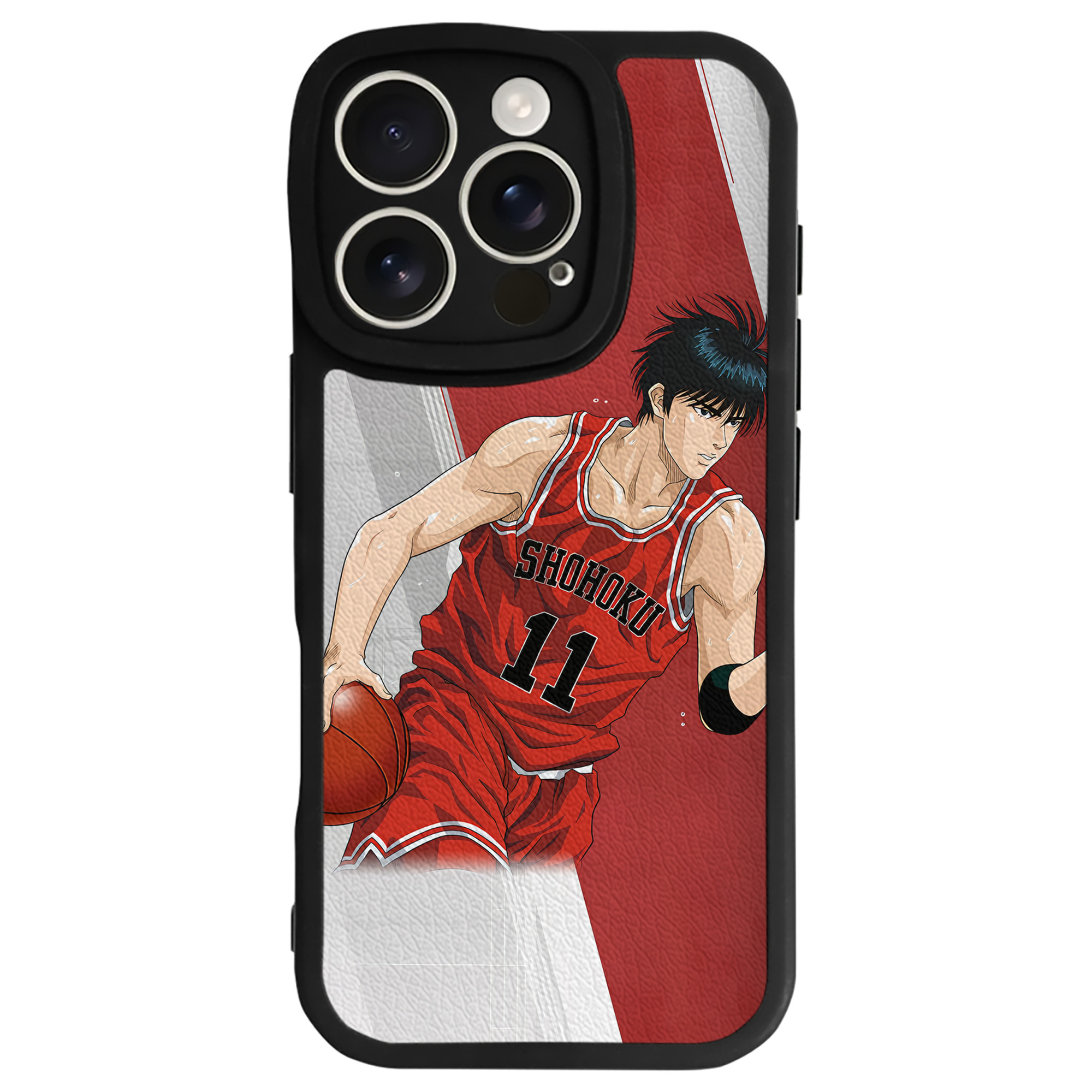 （画像用） SLAM DUNK／スラムダンク 【iPhone 16シリーズ対応】シリコンスマホケース（レザー調） 材質：シリコン